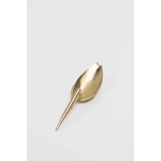 Contemporary Brass Cochler Spoon by Raquel Vidal and Pedro Paz For Sale - Image 3 of 5