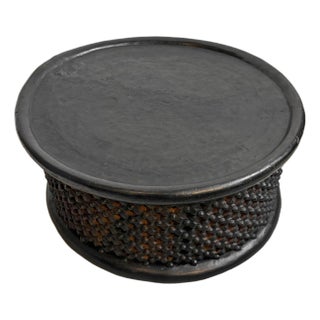 Vintage Bamileke Coffee Table Stool For Sale