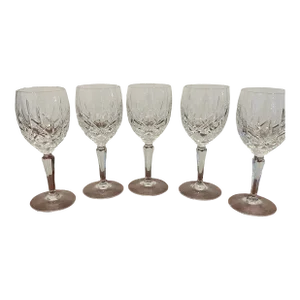 1980s Gorham Lady Anne Vintage Water Goblets- Set of 5. Beautiful!