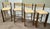 Mid-Century Modern Marmol Radziner for Baker / McGuire Nichols Woven Bar Stool, Set of 4 For Sale - Image 3 of 12