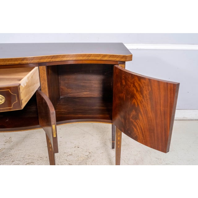 Bench Made Federal Inlaid Mahogany Sideboard For Sale - Image 9 of 18