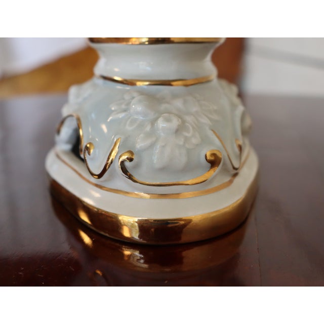 Baroque Ceramic Pieces in Capodimonte Ceramic, 1950s, Set of 5 For Sale - Image 12 of 18