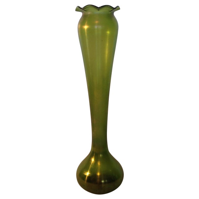 Loetz Creta Glatte Vase For Sale