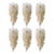 Mid-Century Modern Italian Murano Leaf Glass Wall Sconces from Mazzega, 1970s, Set of 6 For Sale - Image 14 of 14
