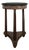 Empire Style Mahogany Side Table with Black Marble Top For Sale