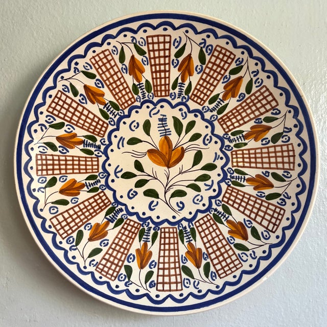 Ceramic Mid 20th Century Manises Spanish Ceramic Plate For Sale - Image 7 of 7