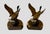 ​Mid 20th Century Solid Brass Mallard Ducks in Flight Bookends Attributed to Pm Craftsman - A Pair For Sale - Image 4 of 12