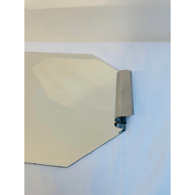 Art Deco Mirrored Tray with Metal Handles, 1920s For Sale - Image 4 of 9