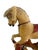 Full of nostalgic charm and evidence of a well-loved childhood, this antique spring-mounted nursery horse captures the...