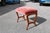 Italian Wooden Bench with Velvet Seat, 1950s For Sale - Image 11 of 11