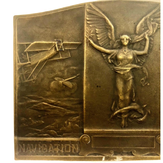 On offer is a bronze “Navigation Aerienne” commemorative triptych medal. The plaque was designed by the legendary French...