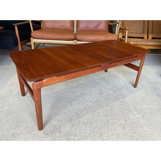 Teak Model 640 Coffee Table by Peter Hvidt & Orla Mølgaard-Nielsen for France & Søn For Sale - Image 12 of 18