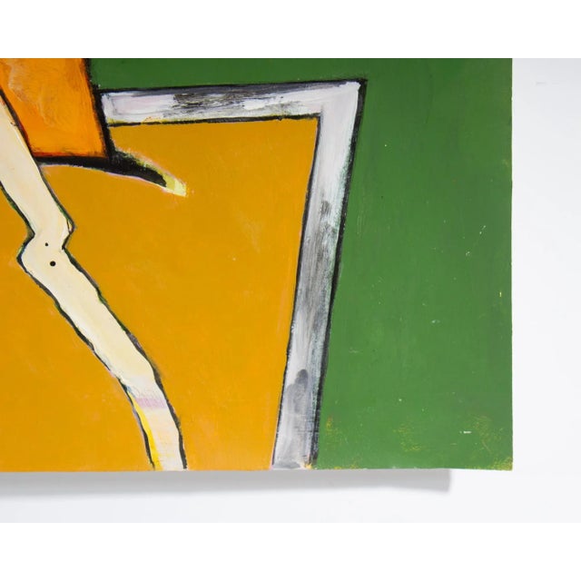 Contemporary Abstract Acrylic on Paper Painting by James L. Bruch For Sale - Image 3 of 9