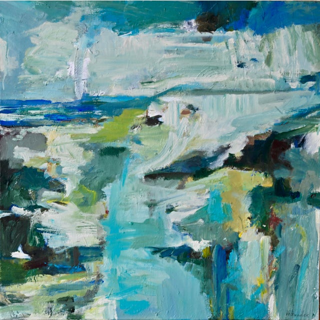 "A Little Rain Must Fall" Giclee Print on Canvas For Sale