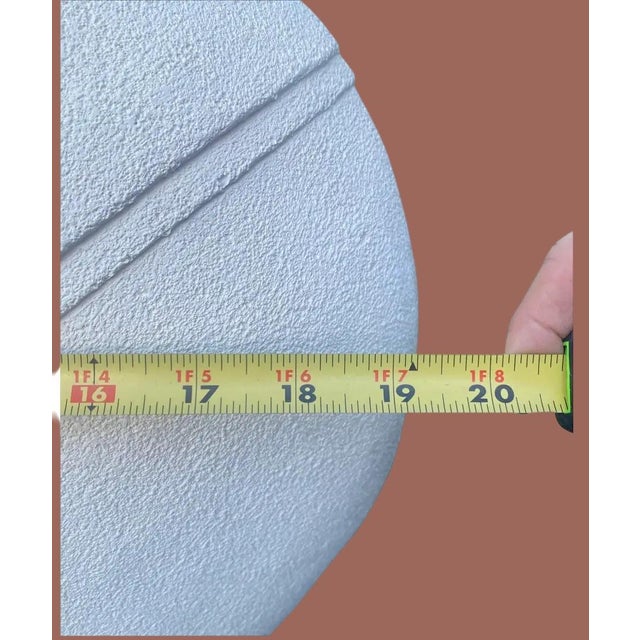 1980s Large Vintage Plaster Table Lamp For Sale - Image 5 of 7