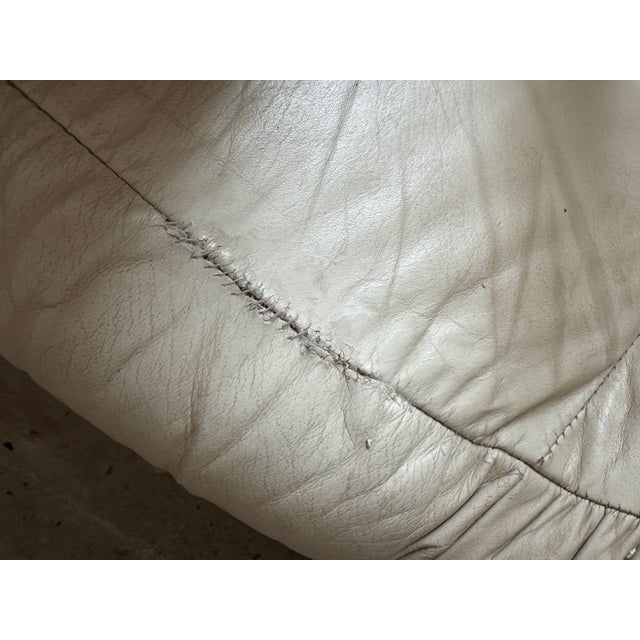 Animal Skin Vintage Emerson Leather Post Modern Lounge Chair For Sale - Image 7 of 7