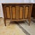 Mid-Century Modern 1970s Romweber Burl Wood & Walnut Bow-Front Nightstands or End Tables – Pair For Sale - Image 3 of 11