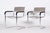 Metal Czech Bauhaus Chrome Armchairs attributed to Marcel Breuer for Thonet, 1930s, Set of 2 For Sale - Image 7 of 12