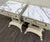 Vintage Hollywood Regency Marble Top Nightstands - Pair For Sale - Image 10 of 16