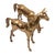 Gold Large Brass Horses from Apko Superbrass, Holland, 1970s, Set of 2 For Sale - Image 8 of 14