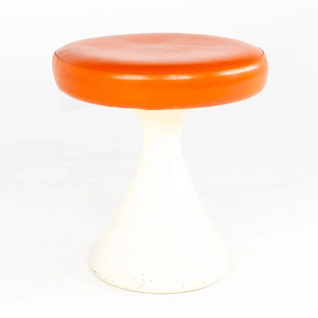 Saarinen Style Mid Century Tulip Stool For Sale In Chicago - Image 6 of 6
