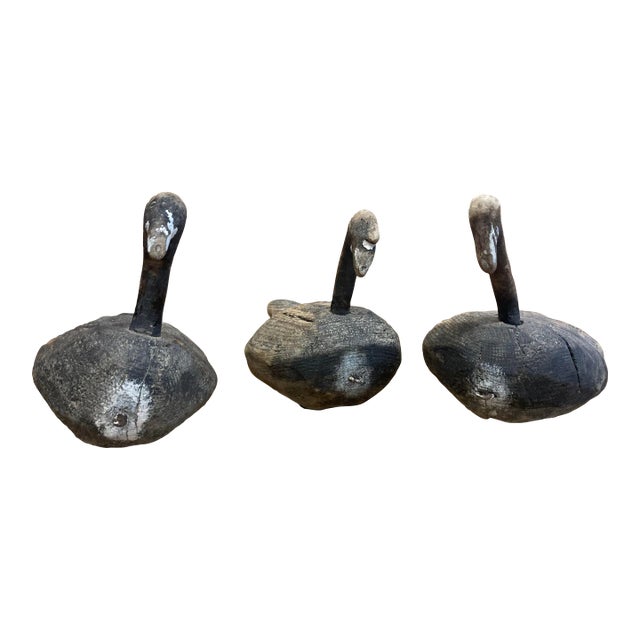 1900s Antique Wooden Bird Decoys For Sale