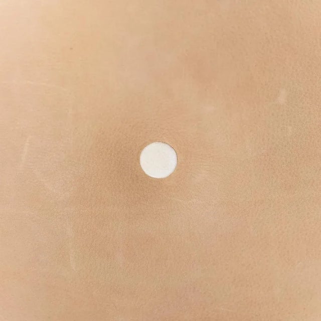 Vintage Wood and Leather Office Chairs, 1950s, Set of 3 For Sale - Image 13 of 14