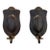 Mid Century Swedish Knut Eriksson Brass Candle Sconces Pair For Sale
