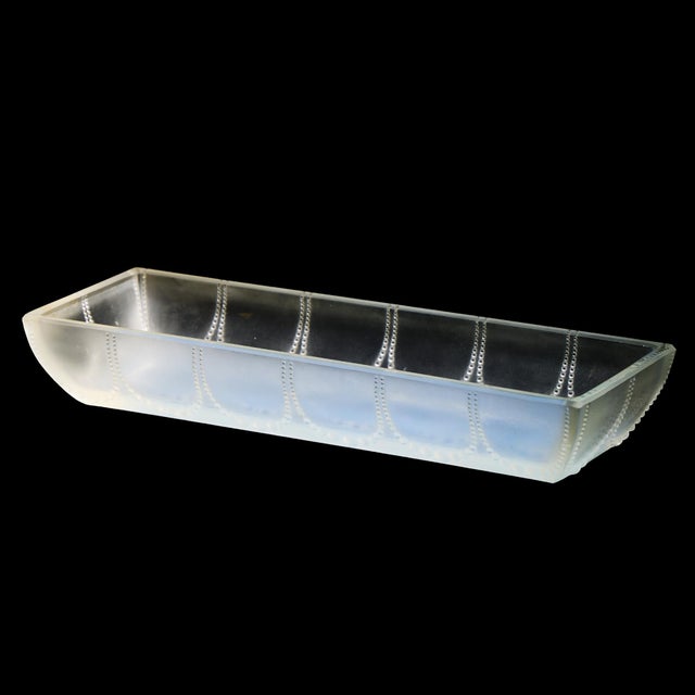 Early 20th Century René Lalique Perles French Glass Dish For Sale - Image 5 of 6