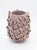 Vintage Italian Hand-Modeled Butterfly Relief Ceramic Vase in Lavender Glaze For Sale - Image 4 of 9