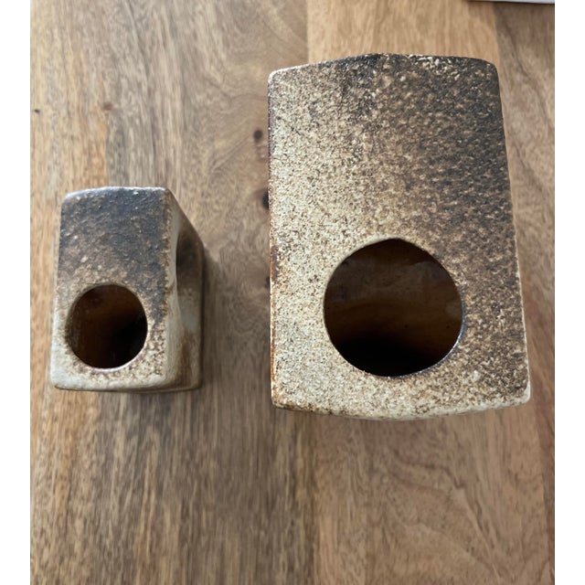 Marius Van Woerden “Fat Lava” Chimney Vases, Gouda, Holland 1970s-a Pair For Sale - Image 10 of 11