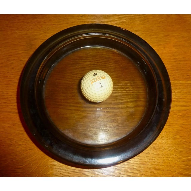 Vintage Golf Penfold Leather Ashtray With Tees For Sale - Image 4 of 12