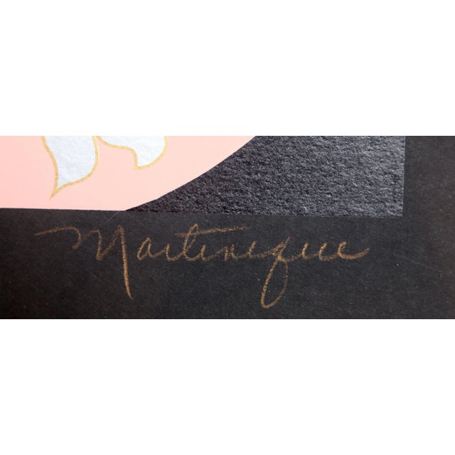 Geisha in Floral Kimono, Lin Martinique, Lithograph For Sale - Image 4 of 8