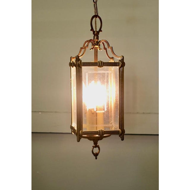 1920s French Art Deco Hanging Lanterns, 1920s, Set of 2 For Sale - Image 5 of 8