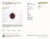 Gia Certified Solid Platinum 900 Natural Diamond and Natural Garnet Ring, Size 6.25 For Sale - Image 13 of 13