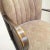Art Deco German Armchair with Bentwood Armrests and Green Brocade Upholstery, 1940s For Sale - Image 9 of 12