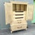 French Provincial Vintage French Provincial Burlwood Armoire by Detroit Furniture For Sale - Image 3 of 11