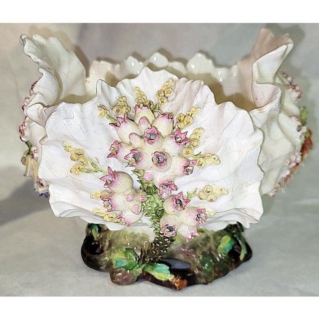 Traditional Vintage Moore Pottery Ceramic Cabbage Bowl For Sale - Image 3 of 12