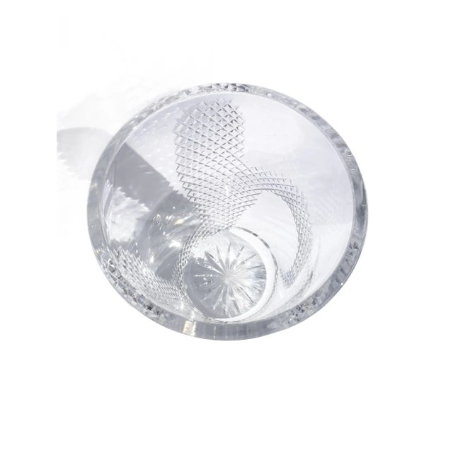 1990s 1990s Grand Heirloom Extra Large Hand-Cut Crystal Statement Vase For Sale - Image 5 of 8