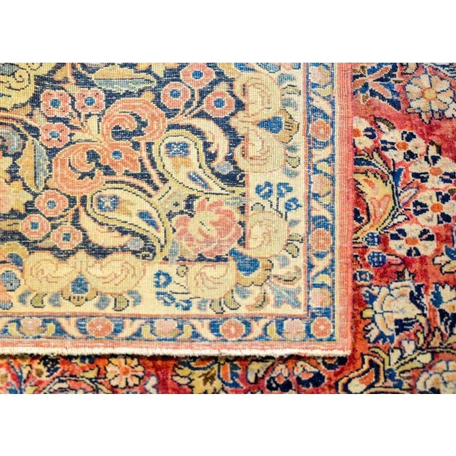 Textile Early 20th Century Sarouk Rug For Sale - Image 7 of 8