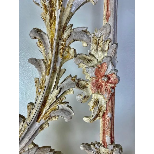 Early 20th Century Pair of 19th Century Italian Rococo Carvings on Wood Bases, Distressed For Sale - Image 5 of 12
