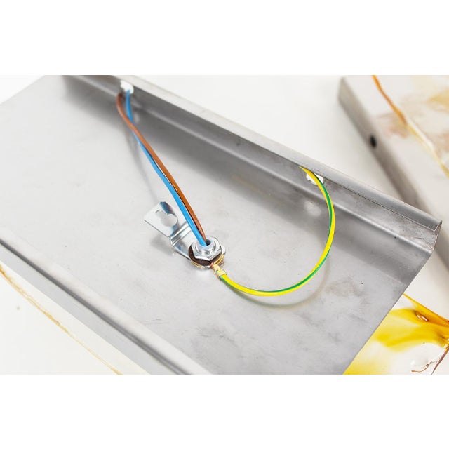 Vintage Murano Glass Wall Sconces from AV Mazzega, 1970s, Set of 2 For Sale - Image 4 of 8