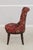 Silk Crewel Work Tufted Back Swivel Chair For Sale - Image 4 of 15