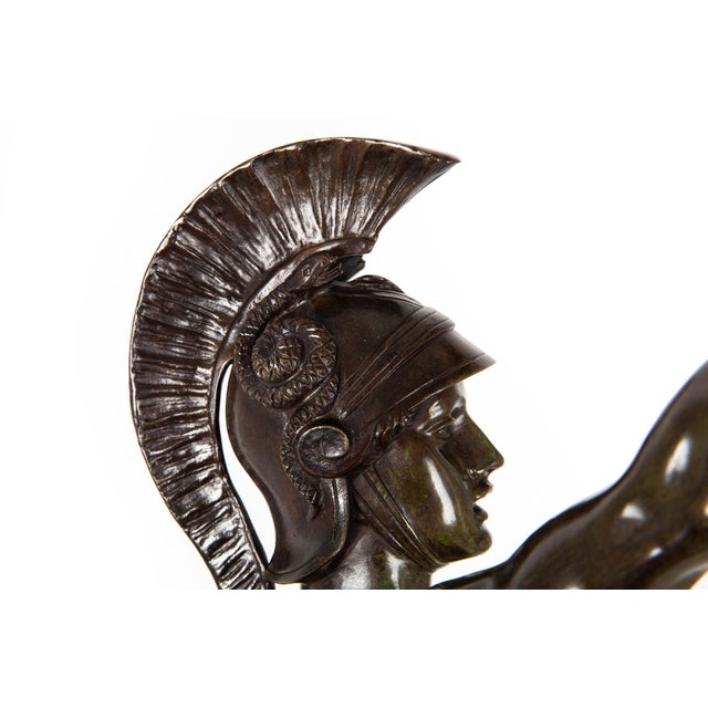 German School Bronze Sculpture of Victorious Achilles Circa 1900 For Sale - Image 16 of 18
