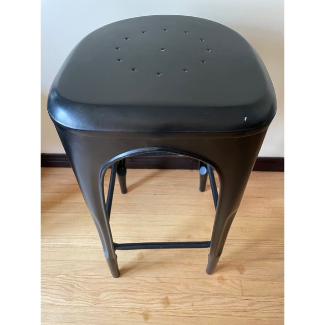 Restoration Hardware Remy Bar Stools - Set of 3 For Sale In Los Angeles - Image 6 of 8