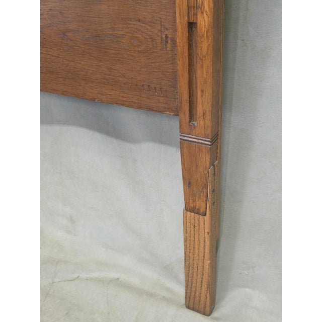 Antique Oak King Size Headboard, Arts & Crafts Style, Usa, Circa 1920 For Sale - Image 9 of 13