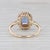 1.49ctw Tanzanite Diamond Halo Ring 14k Yellow Gold Size 8.5 Engagement For Sale - Image 4 of 8