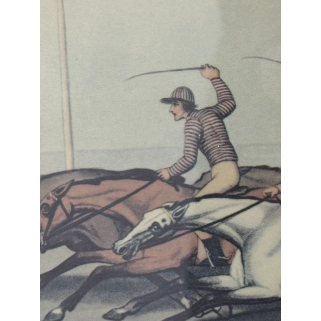 J. Godby + H. Merke for Samuel Howitt “La Course De Chevaux” Equestrian Engraving, Framed For Sale In San Francisco - Image 6 of 12