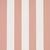 SAMPLE - Schumacher Emma Stripe Wallpaper In Coral For Sale