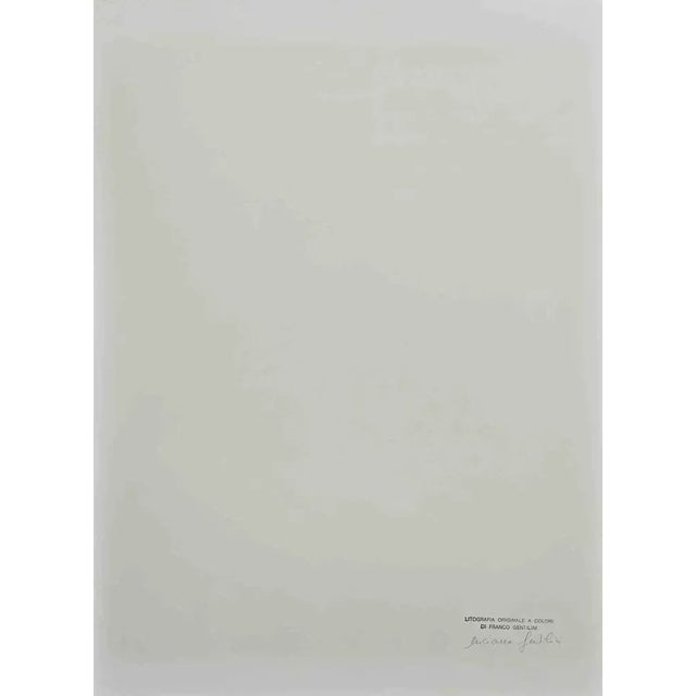 Couple is a Lithograph realized by Franco Gentilini (Italian Painter, 1909-1981) in the 1970s. The state of preservation...